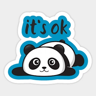 Panda It´s ok Sticker